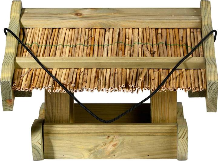 Produktbild Dobar Vogelfutterhaus "Saksun" mit Schilfdach, hängend