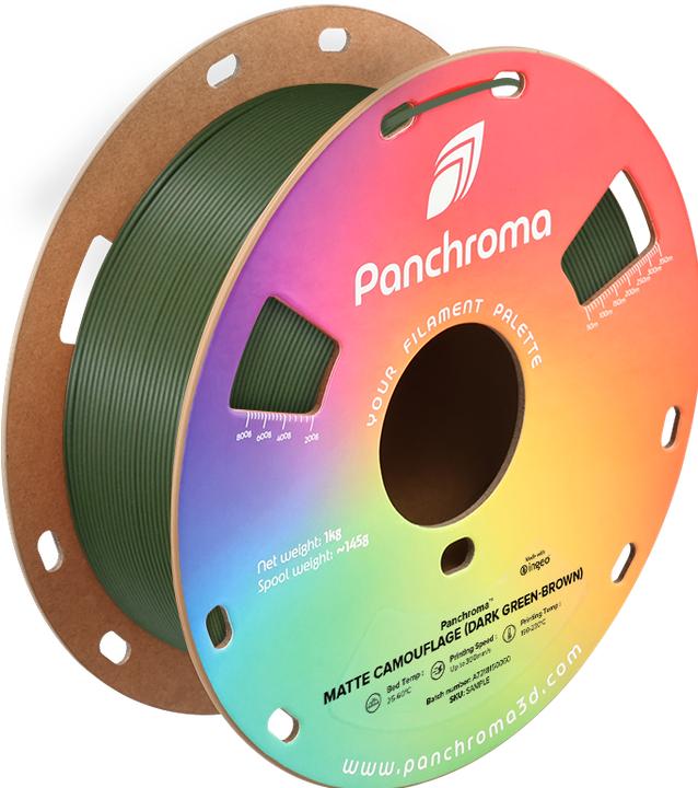 Actual product image Polymaker Panchroma™ PLA Dual Matte (PLA, 1.75 mm, 1000 g, Multicoloured)
