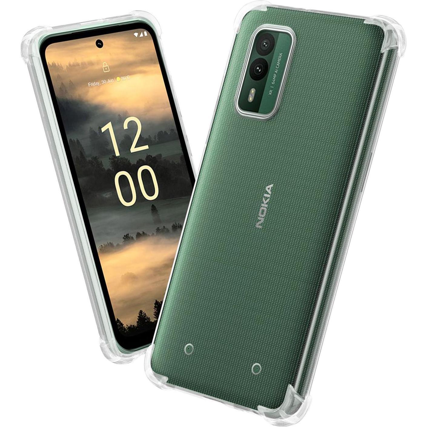 Cadorabo Hülle für Nokia XR21 Slim TPU Schutz (Nokia XR21), Smartphone Hülle, Transparent