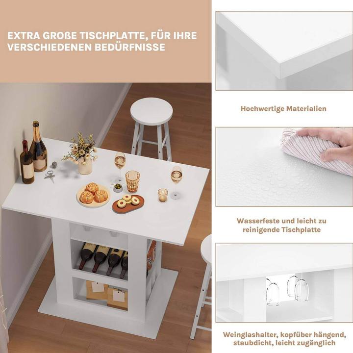 Produktbild Woltu Bartisch (105 x 68 x 94 cm)