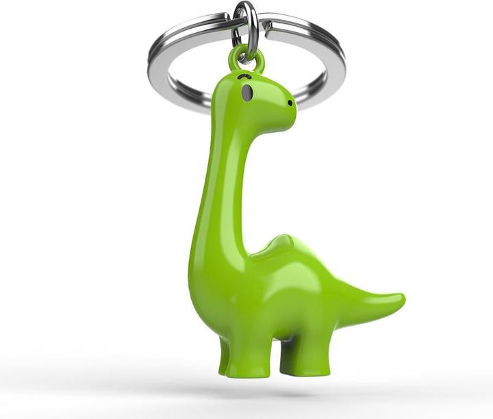 Actual product image Metalmorphose Keychain Long Neck Dino