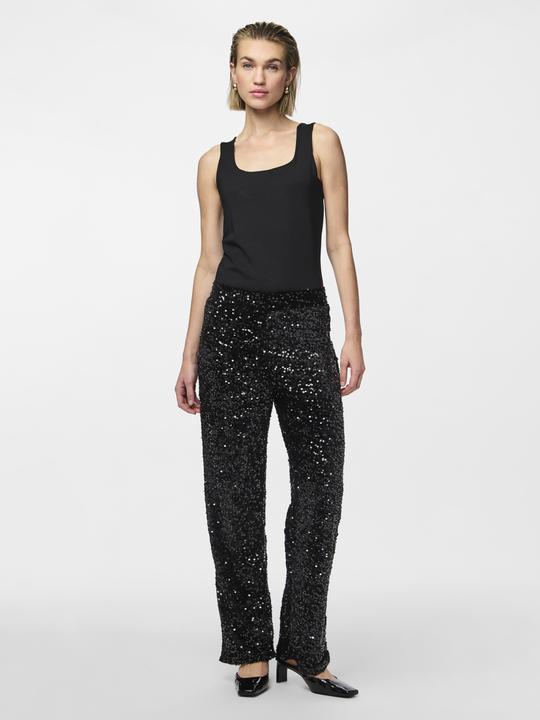 Actual product image Pieces PCKAM PAILLETTEN Hose mit weitem Bein (M)