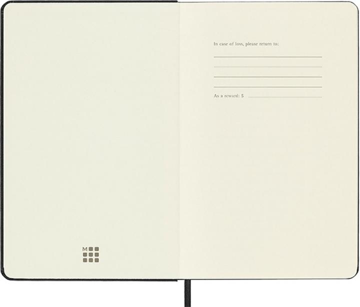 Actual product image Moleskine Notebook classic (11.5 x 18 cm, Plain, Hardcover)