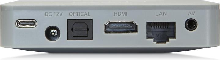 Actual product image Abcom Box HD Android TV media player grey (Full HD, 5GHz WiFi, Bluetooth, voice remote control) (32 GB, Android 11)