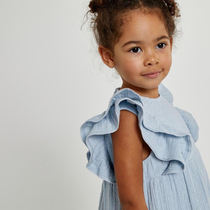 Image du produit La Redoute Collections Robe en mousseline de coton à motifs délicats (110)