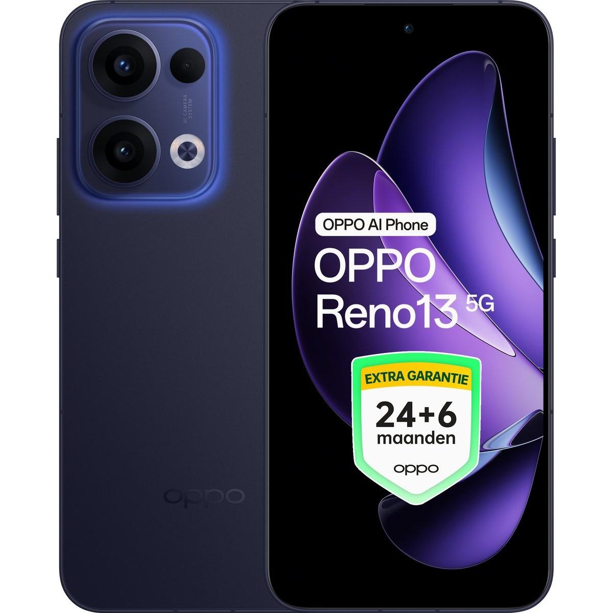 OPPO Reno13 5G - 12+256GB - 24+6 maanden extra garantie - Luminous Blue (CPH2689LE) (256 GB, Luminou