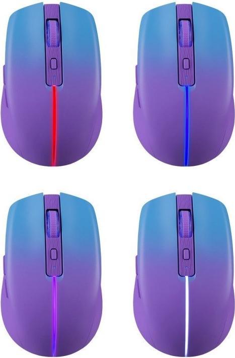 Actual product image Defender MYSZ MYSTERY MM-301 RF+BT FIOLETOWA 1600dpi 6P (Wireless)