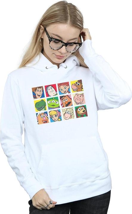 Actual product image Disney Womens/Ladies Toy Story Character Squares Hoodie (XXL)
