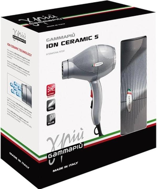 Immagine prodotto Gamma Più GAMMAPIÙ ION Ceramic S asciugacapelli professionale in nylon nero (2300 W)