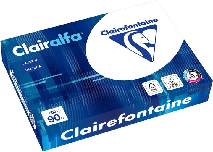 Actual product image Clairefontaine Clairalfa (90 g/m², 500 x, A4)