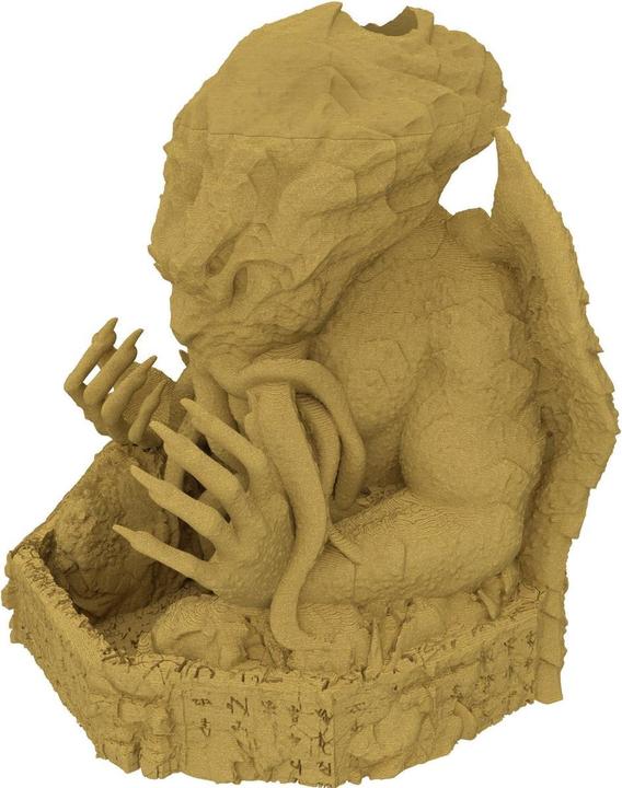 Produktbild Feldherr Fates End Würfelturm Cthulhu Gold – 3D gedruckt, modular (Kunststoff)