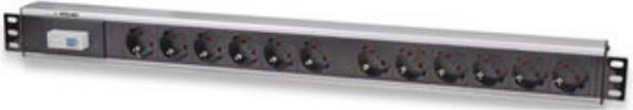 Actual product image Intellinet Socket strip Connection c. (12 x, CEE 7/3, 1.60 m)