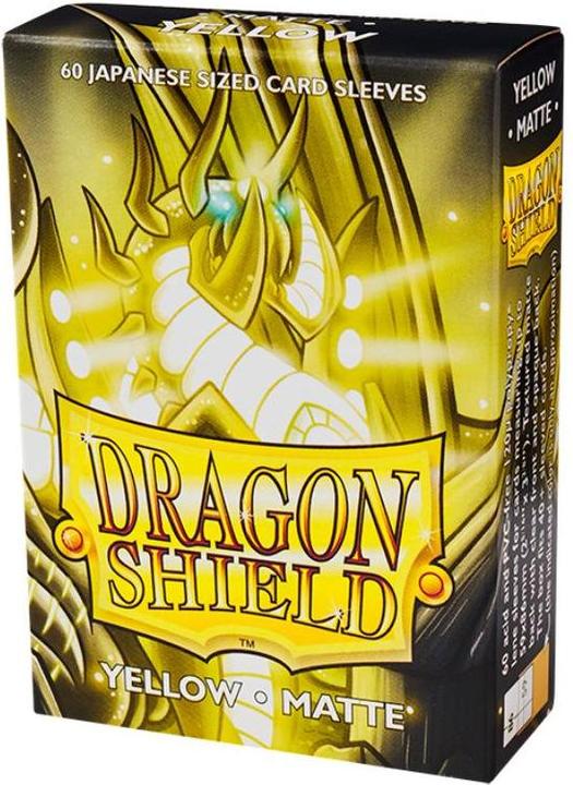 Actual product image Arcane Tinman ART11114 - Matte - Yellow Japanese Size (60) Card Sleeves