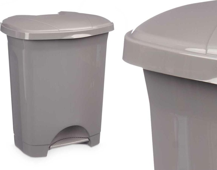 Produktbild Natec Papierkorb mit Pedal Grau Kunststoff 10 L (8 Stück) (10 l)