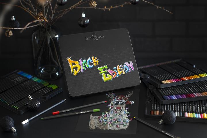 Actual product image Faber-Castell Matite colourate Black Edition (Multicoloured, 100 x)