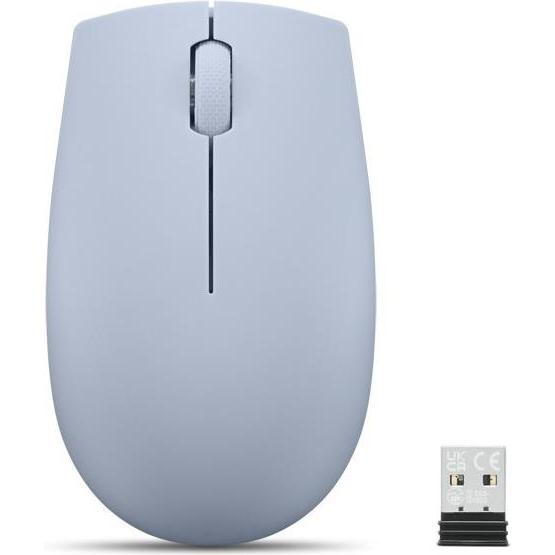 Lenovo 300 Wireless Compact (Kabellos), Maus, Blau