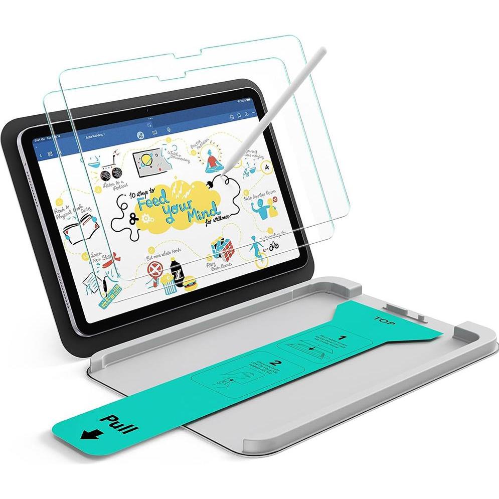 ESR FOLIA OCHRONNA PAPER FEEL IPAD AIR 13" 1 / 2 / 3 2024-2026 CLEAR (Apple iPad Air 13 2024, Apple iPad Air 13 2025), Cover tablet, Trasparente