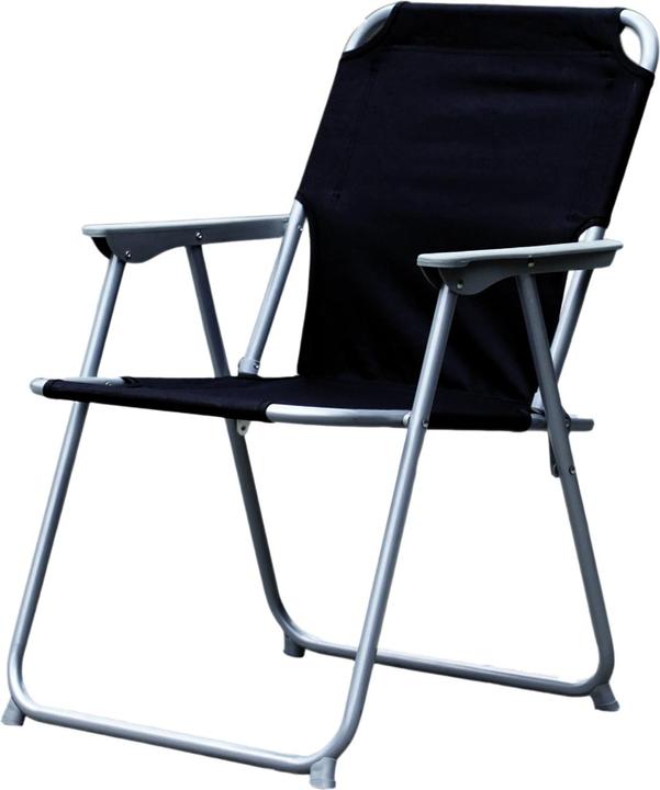 Produktbild Mojawo 3-teiliges Campingmöbel Set Alu L80xB80xH70cm schwarz