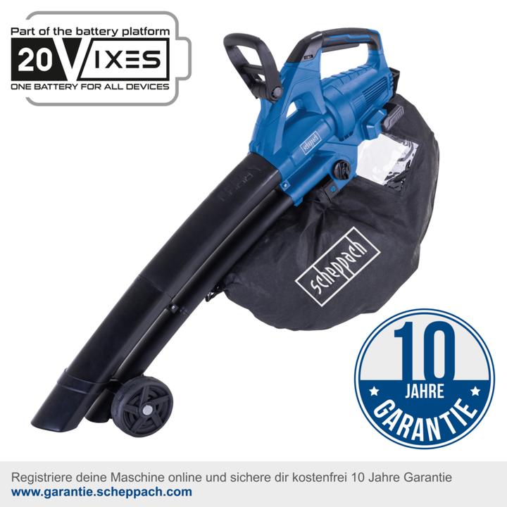 Actual product image Scheppach BC-BLV720-X (Rechargeable battery operated, Vacuum cleaners & blowers, Leaf blower, Leaf vacuums)