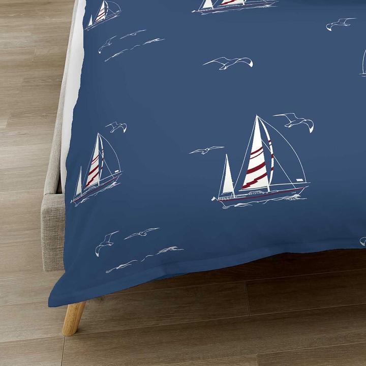 Actual product image Kaeppel Bettwäsche Yacht marine (Bedding set, 135x200 cm + 80x80 cm)