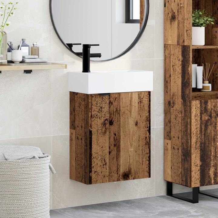 Produktbild vidaXL Badezimmerschrank (45.50 x 22.50 x 84 cm)
