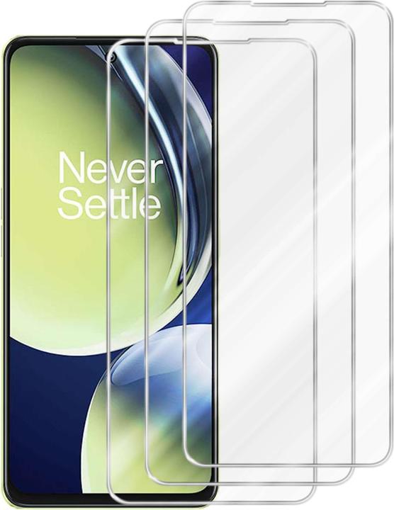 Actual product image Cadorabo Tempered Glass for OnePlus Nord CE 3 LITE 5G Fullcover 3x Pack (3 pcs., Oppo Find X3 Lite 5G)