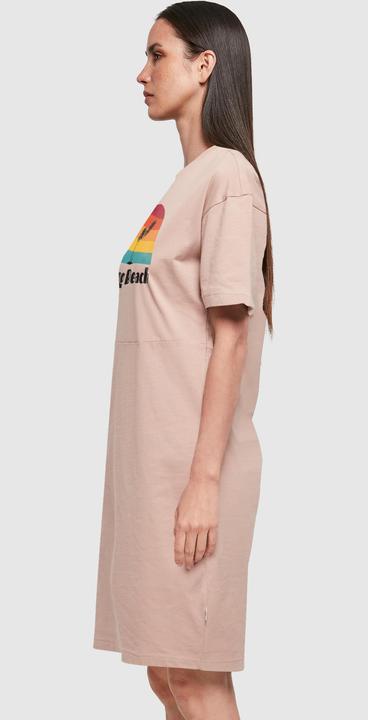 Produktbild Merchcode Ladies Long Beach Organic Oversized Slit Tee Dress - 117779 (M)