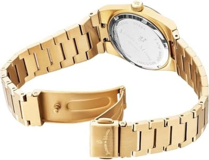 Actual product image Jacques du Manoir Elegant Gold-Tone Analog Watch for Women with Stainless Steel Band (Analogue wristwatch, 31 mm)