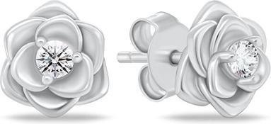 Produktbild Brilio Silver - Charming silver earrings Flowers EA1131W
