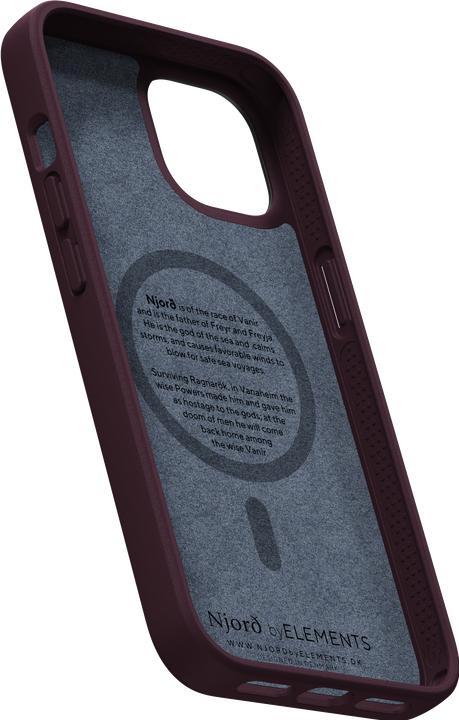 Image du produit Njord Étui rigide Salm.Leather Magsafe orange (Apple iPhone 14)