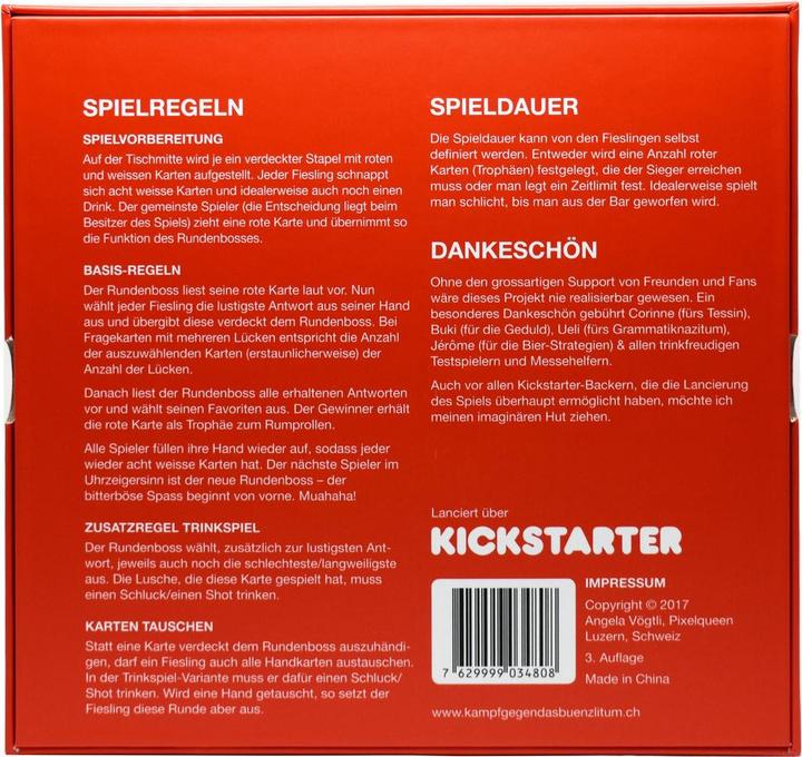 Image du produit Kampfhummel Lutte contre Das Bünzlitum (Allemand, Suisse-allemand)