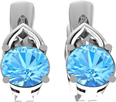 Produktbild Beneto Exclusive - Silver earrings with topaz TOPAGUC1952 (L)