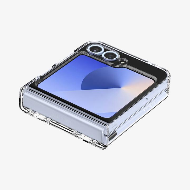 Actual product image Spigen Ultra Hybrid Pro (MagFit) Galaxy Z Flip 6 Case Clear White (Samsung Galaxy Z Flip6, Samsung Galaxy Z Flip7 FE)