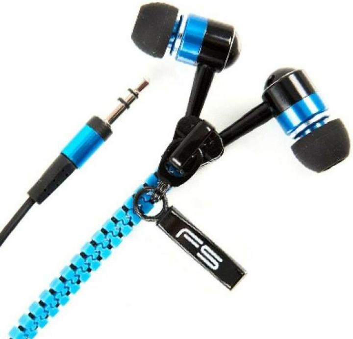Actual product image Omega Platinet FH2111 Headphones In-ear connector Blue (Cable)