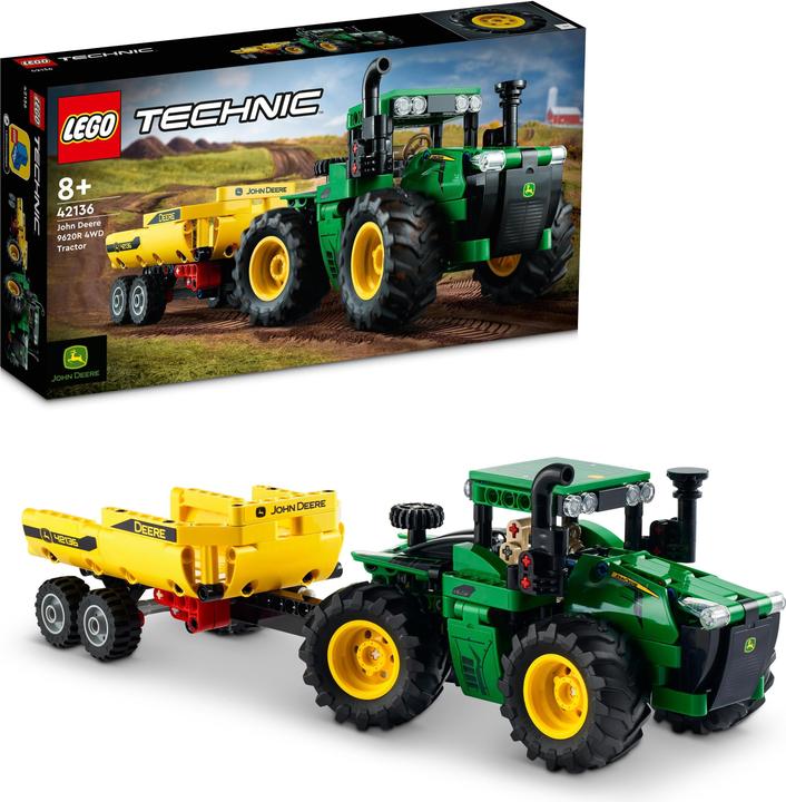 Produktbild LEGO John Deere 9620R 4WD Tractor (42136, LEGO Technic)