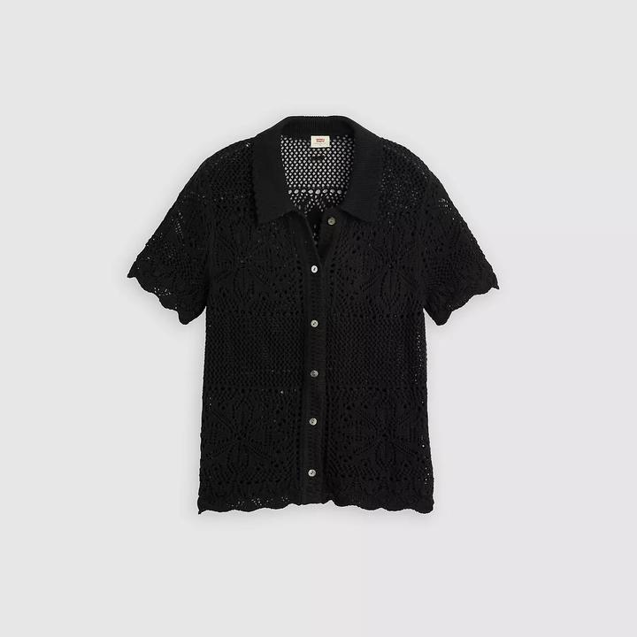 Immagine prodotto Levis Gehäkelte Bluse mit kurzen Ärmeln (XS)