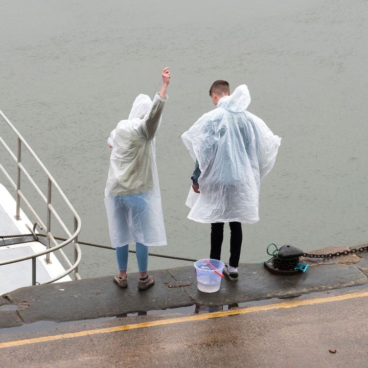 Actual product image Relaxdays Rain poncho (One size)