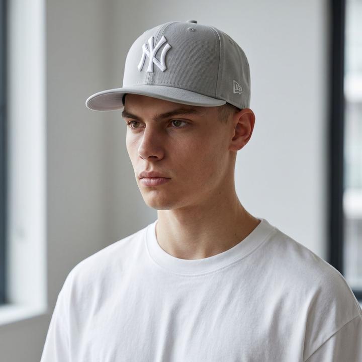 Produktbild New Era 9Fifty Snapback Cap - New York Yankees grau - M/L