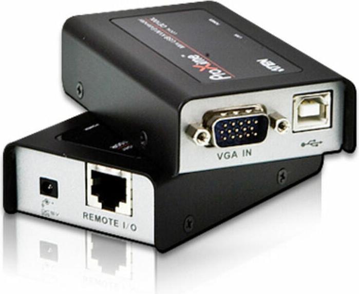 Actual product image Aten CE100 KVM extension VGA USB 100m