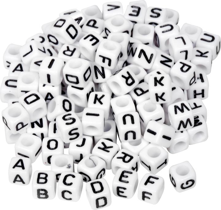 Image du produit Pracht Perles pour lettres "Noir", environ 100 pièces