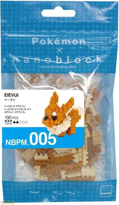 Actual product image Nanoblock Pokemon Eeve