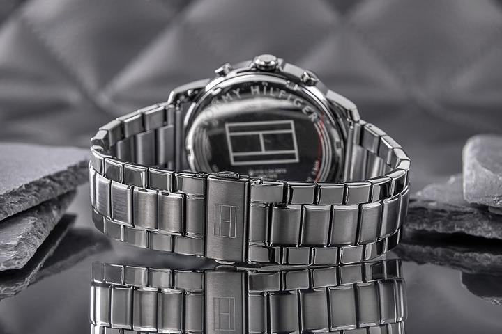 Produktbild Tommy Hilfiger Hilfiger - 1791796 Horloge - Mannen - Grijs- RVS - Ø 46 mm (46 mm)