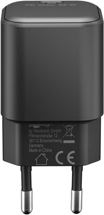 Image du produit Goobay Chargeur Rapide USB-C Nano avec technologie GaN (65 W)