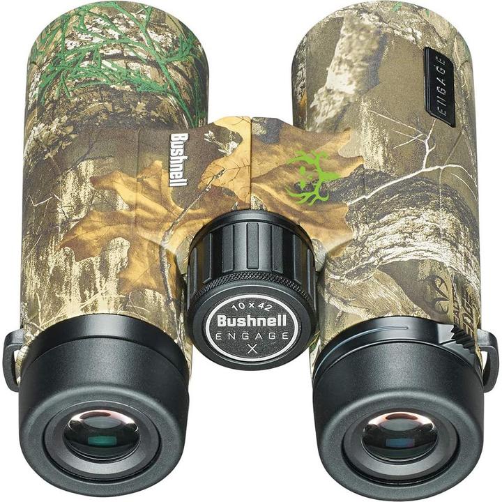 Produktbild Bushnell - Engage x - 10 x 42 - Real Tree Edge Knochenkollektor - Rakantprisma - Wasser und nebelsic (10x, 42 mm)