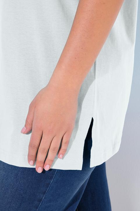 Produktbild Ulla Popken T-Shirt, V-Ausschnitt, Relaxed, Halbarm (42, 44)