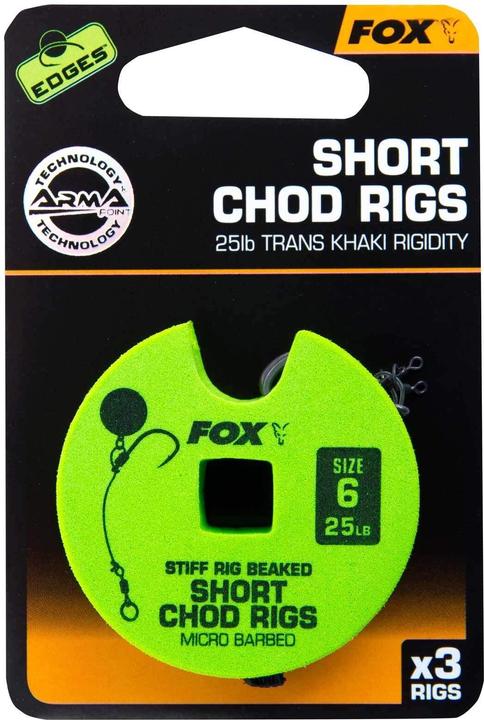 Actual product image Fox Rage Edges Chod Rigs Short