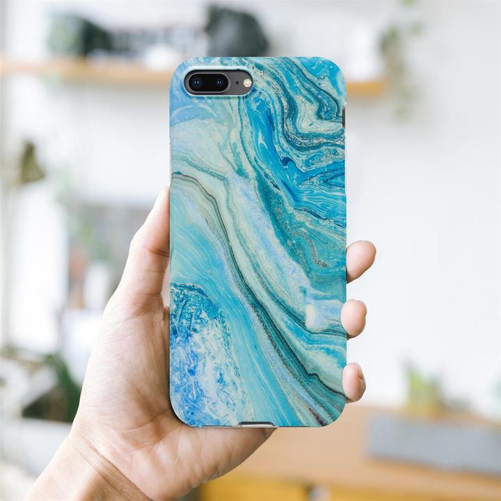 Image du produit Cadorabo Couverture IMD TPU Marbre coloré (Apple iPhone 7 Plus, Apple iPhone 7s Plus)