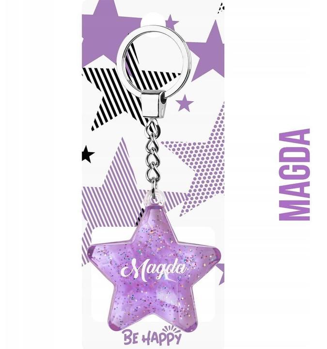 Actual product image Happy Color Schlüsselanhänger Stern Magda