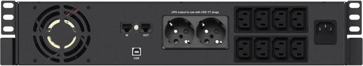 Immagine prodotto Infosec X4 2000 RM Plus Onduleur Line Interactive 2000 VA 8 Prises IEC - 2 prise (2000 VA, 1200 W, Interattivo linea UPS)