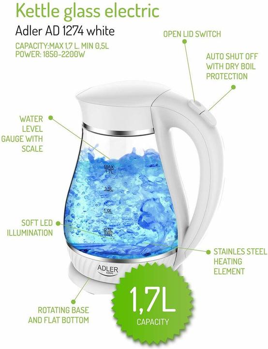 Produktbild Adler AD 1274 Wasserkocher (1.70 l)